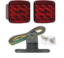 Peterson - LED Under 80" Wide Trailer Rear Light Kit