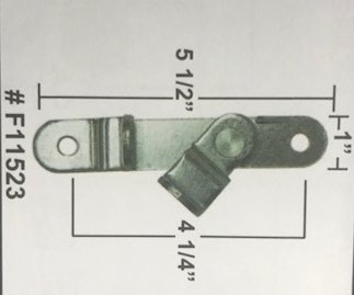 Franklin - 5.5L Door Hasp (Takes Padlock)