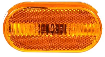 Truck-Lite - Signal-Stat, Incandescent, Yellow Oval Marker/Clearance Light - 12V