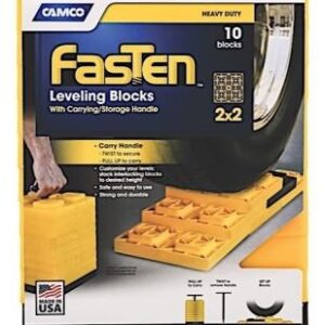2 x 2 Leveling Blocks w/T-Handle (10 Pack)