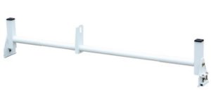 Buyers - Adjustable Ladder Rack White Crossbar Rail (41" to 72") - Van Style - Single Rail (Optional 3rd or 4th Rail)