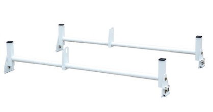 Buyers - Adjustable Ladder Rack (41" to 72") - Van Style - White (Pair)