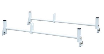 Buyers - Adjustable Ladder Rack (41" to 72") - Van Style - White (Pair)