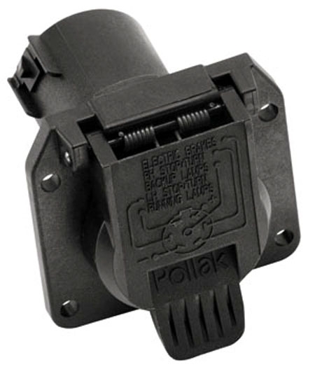 Draw-Tite - OEM Replacement 7 Way Receptacle - Vehicle End - Square Mount (Obsolete/Discontinued)