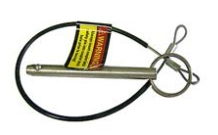 3-1/2" Clevis Pin with Ring & Lanyard