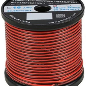 East Penn Manufacturing - 14/2 Gauge Trailer Wire (Red & Black Bonded)