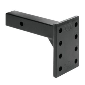 Draw-Tite - Pintle Hook Receiver Mount - 2" Square Solid Shank - 7-5/8" Length - 12k (GTW), 1.2k (TW)