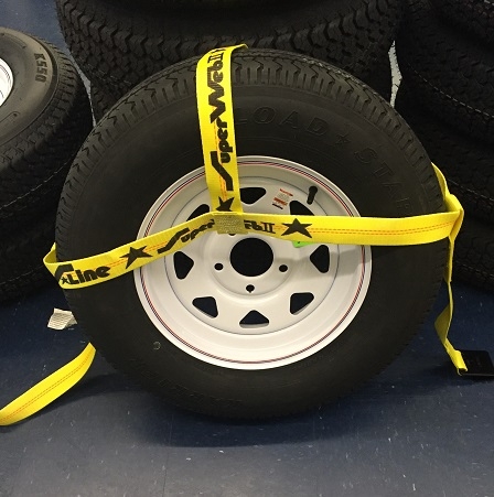 Ancra International - Standard Tire Bonnet with Flat Hook (Yellow)