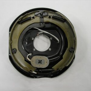 Titan - 12" x 2" Complete RH Electric Brake Backing Plate - 6k