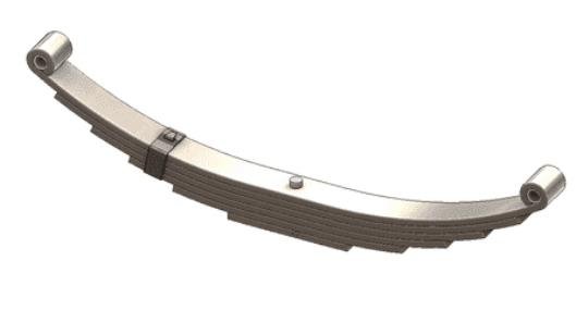 Universal Group - 26" Double-Eye Leaf Spring - 6-Leaf - 3k