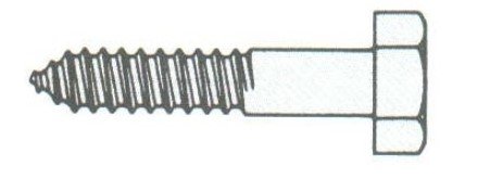 Great Valley - 3/8" x 1-1/2" Stainless Steel Lag Bolt for Bunk Board