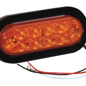 Buyers - 6" Red Oval Turn Signal Light with 10 LED's