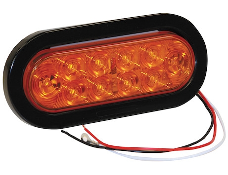 Buyers - 6" Red Oval Turn Signal Light with 10 LED's