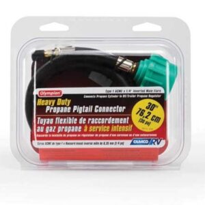 HD Propane Pigtail Connector -30" - cCSAus - Clamshell - Bilingual