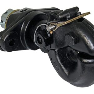 Buyers - 60k Swivel Pintle Hook with Spring - Large Mounting Plate