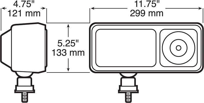 Peterson - 12v Snow Plow Lamp Kit