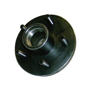 Hub Only with Cups - 5 on 4.5" with 1-3/8" Inner & 1-1/16" Outer Bearings (Painted) - 3.5k