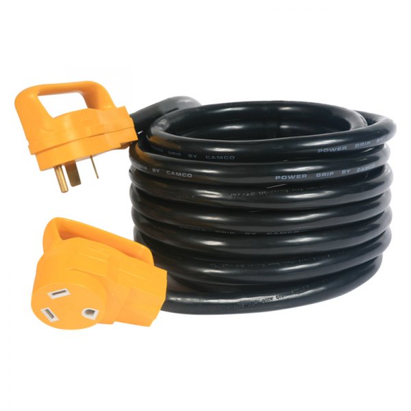 Camco - Heavy-Duty RV Extension Cord with PowerGrip Handles